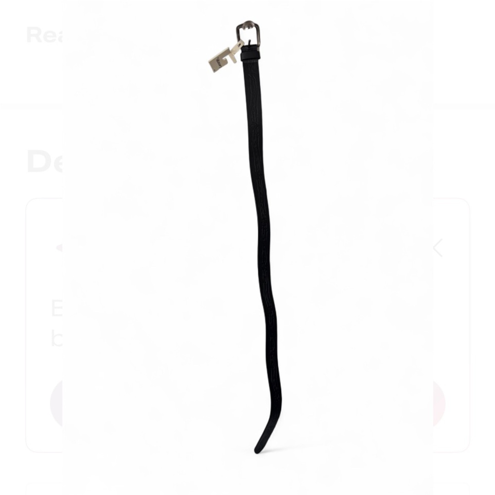 Gorges Black Synthetic Belt